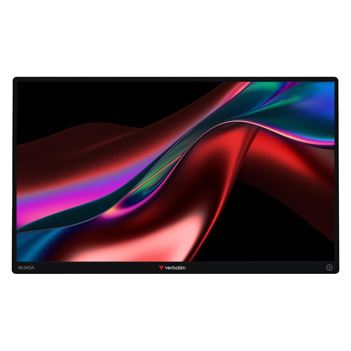 Verbatim Portable 13.3" WUXGA Touch Monitor ALU incl. Power Bank 5000mAh (1920 x 1200 Pixel, 13.30") (32087)