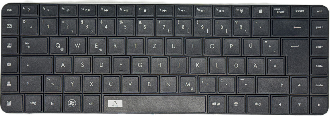 T-ProTek Zwart toetsenbord compatibel met HP