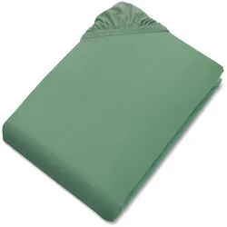 Tchibo - Schöner WOHNEN-Kollektion Spannbettlaken - dunkelgrün