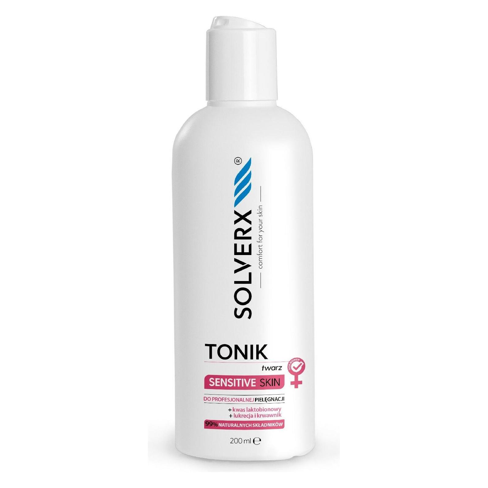 Solverx Sensitive Skin Tonic For Professional Facial Care 200Ml (Gesichtswasser, 200 ml) (1070075)
