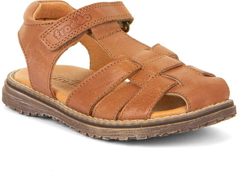 Sandale FRODDO, Mädchen, Gr. 27, chromfrei gegerbt, braun, Leder, Schuhe Sandale braun 27, chromfrei gegerbt