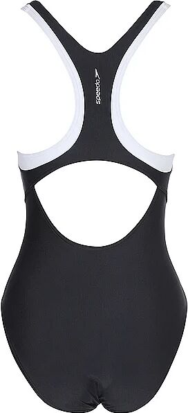 SPEEDO Damen Badeanzug Colorblock Racerback grau   46 W