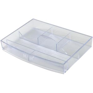 Han Han Schubladeneinsatz 1016-23, transparent, für  Schubladenboxen, 23 x 3,8 x 17,4 cm