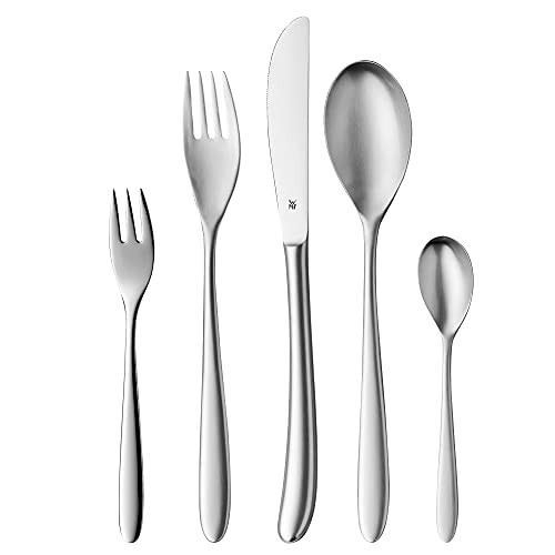 WMF Silk bestekset voor 12 personen, 60-delig, Cromargan roestvrij staal, gematteerd