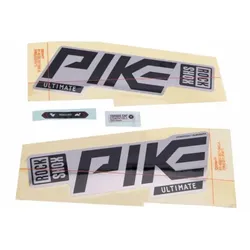 Rock Shox Decal Pike Ultimate 27,5"/29" Silver / Gloss Black