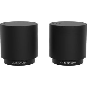 LARS-NYSØM Salz-und-Pfefferstreuer Svaeve, Carbon Black, Edelstahl / Kunststoff, Set, 2-teilig