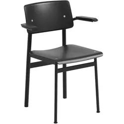 Muuto Loft Armlehnstuhl, schwarz / schwarz