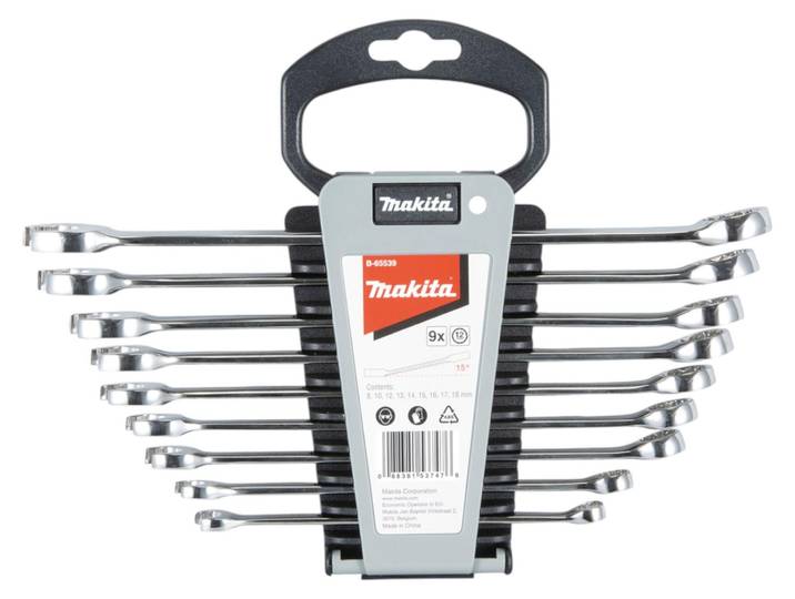 Jeu de 9 clés mixtes MAKITA B-65539