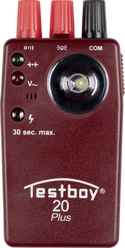 Testboy TB 20 PLUS Durchgangsprüfgerät CAT II 300V LED, Akustik