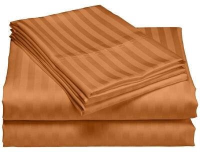 Home Sweet Home Dreams Inc 1200 Thread Count Cotton Deep Pocket Luxury Hotel Stripe Sheet Set
