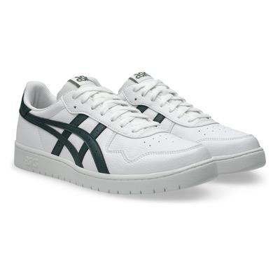 Sneaker ASICS SPORTSTYLE "JAPAN S", Damen, Gr. 40,5, weiß (weiß, dusty fern), Synthetik, Schuhe Sneaker