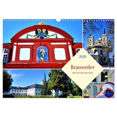 Brauweiler - 1000 Jahre Benediktinerabtei (Wandkalender 2026 DIN A3 quer), CALVENDO Monatskalender