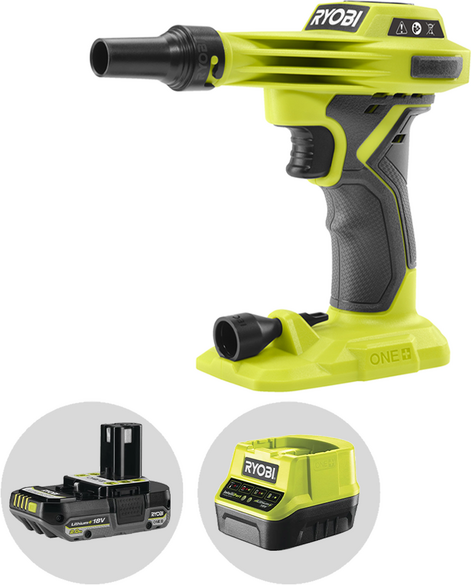 Ryobi RVI18-0 - Compressore a batteria portatile - 18V - 2Ah