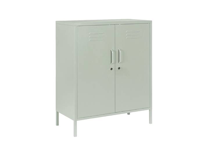 Highboard „Cambridge“ aus Metall Salbeigrün Bizzotto