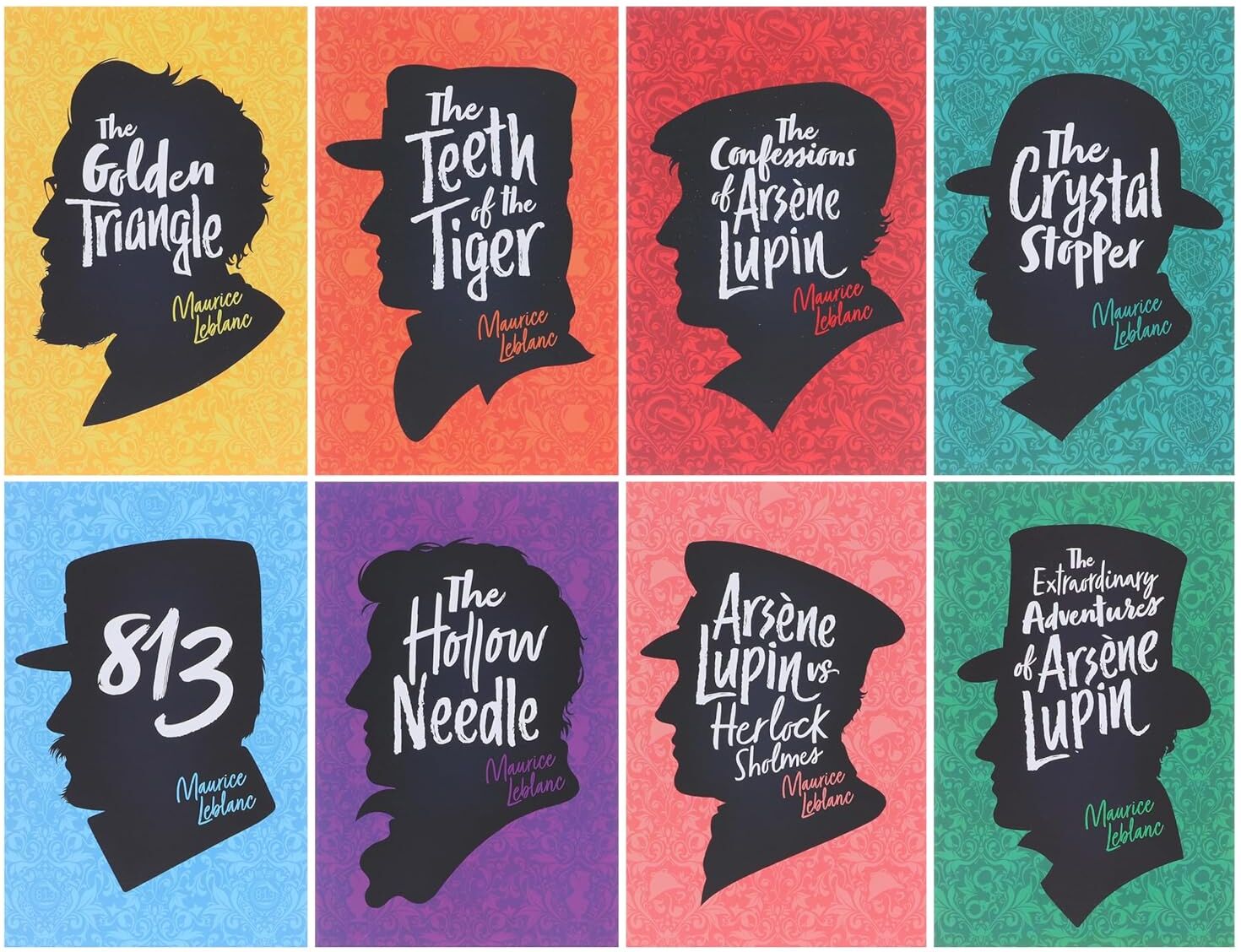 Cherry Stone Publishing Arsène Lupin Complete Collection - 8 Book Paperback Box Set by Maurice Leblanc - Classic Gentleman-Thief Crime & Mystery Fiction for Adults