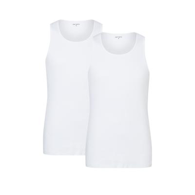 Unterhemd CAMANO "comfort", Herren, Gr. L, N-Gr, weiß, Obermaterial: 100% Baumwolle, eng, tiefer Rundhals, Unterhemden Unterhemd, mit tiefem Rundhals