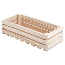 MONOUSO - Holzkiste 21,6x10,2x6cm (1 Stück)
