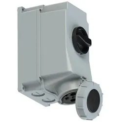 PCE 75342-7 CEE-Steckdose abschaltbar 63A 4p 7h IP66/IP67 753427