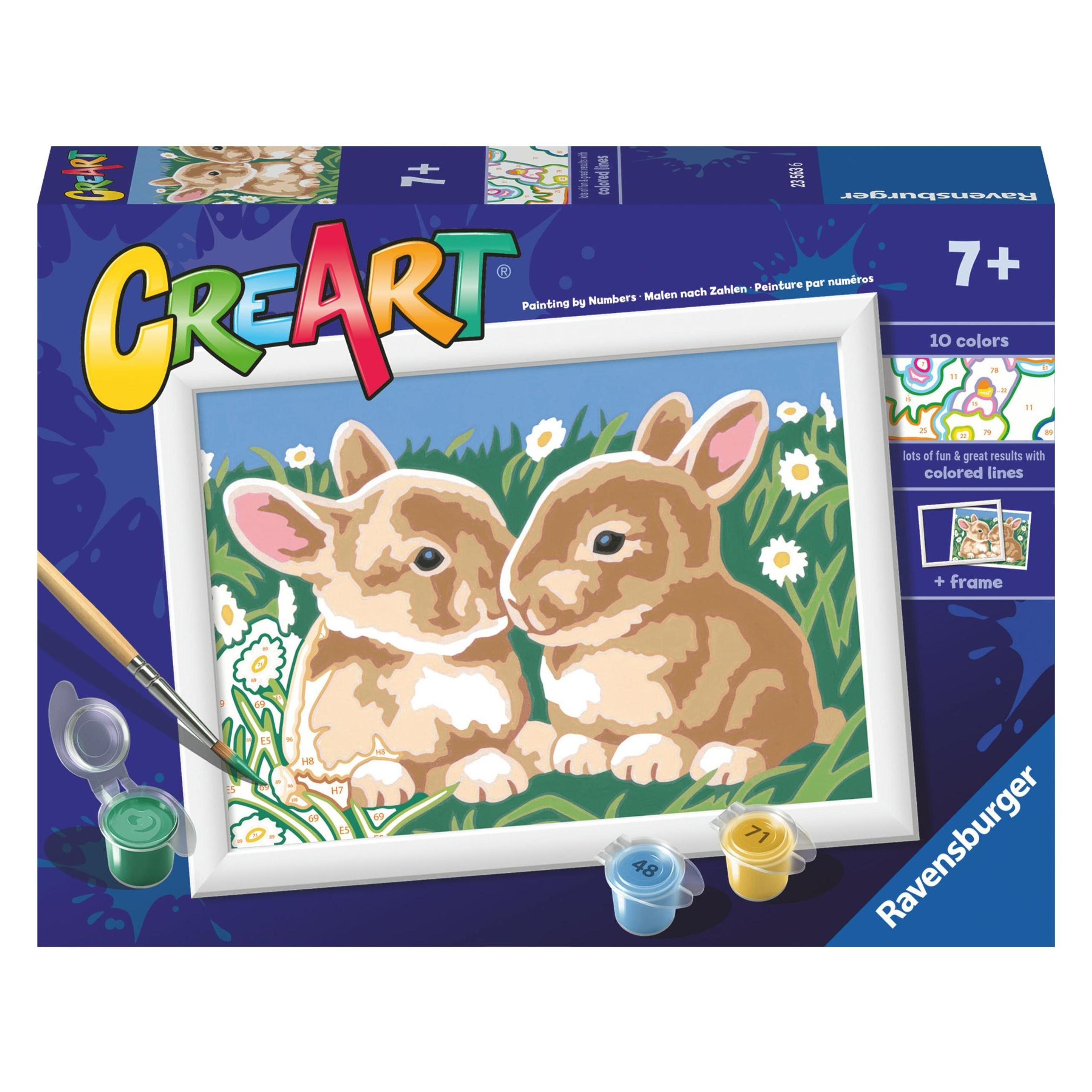 Ravensburger CreArt Fluffy Bunnies (4005556235636)