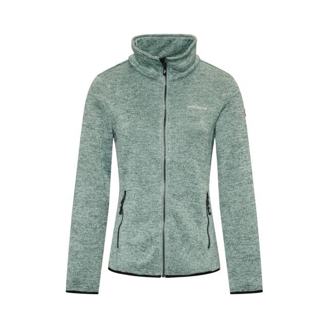 Nordberg andrea fleece fleece sweater met rits dames -