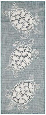 Liora Manne Lush Decor Carmel Collection Sea Turtles Indoor/ Outdoor Area Rug