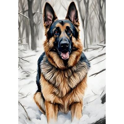 Hund Notizbuch Winter Deutscher Schäferhund Winterzeit Notizheft Journal Tagebuch mit 55 Zitaten Lebensweisheiten Hundeliebe Süße Geschenkidee Frauen