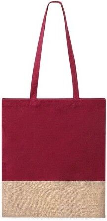 Sac Personnalisable en Coton et Jute Suelva coton jute bordeaux