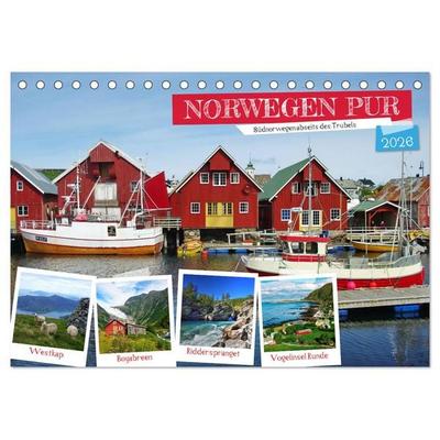 Norwegen PUR (Tischkalender 2026 DIN A5 quer), CALVENDO Monatskalender