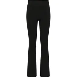 Urban Classics, Damen, Tights, Girls Recycled High Waist Flared Leggings (134), Schwarz