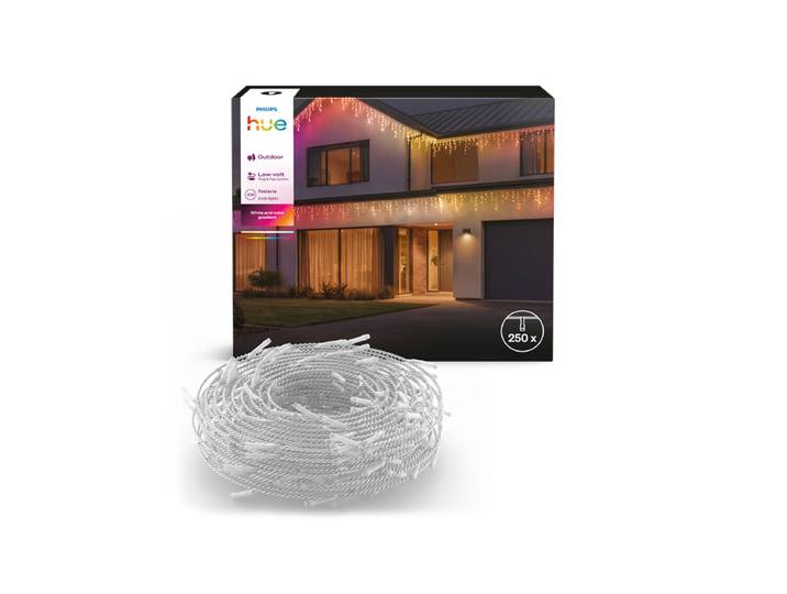 Philips Hue Festavia Eiszapfen-Lichterkette, 250 Lichter