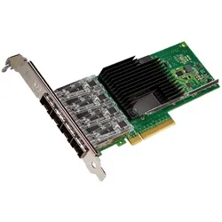 Intel NIC/PCiE upto 10GbE SFP+x 4 OEM (PCI Express 3.0 x8), Netzwerkkarte, Grün
