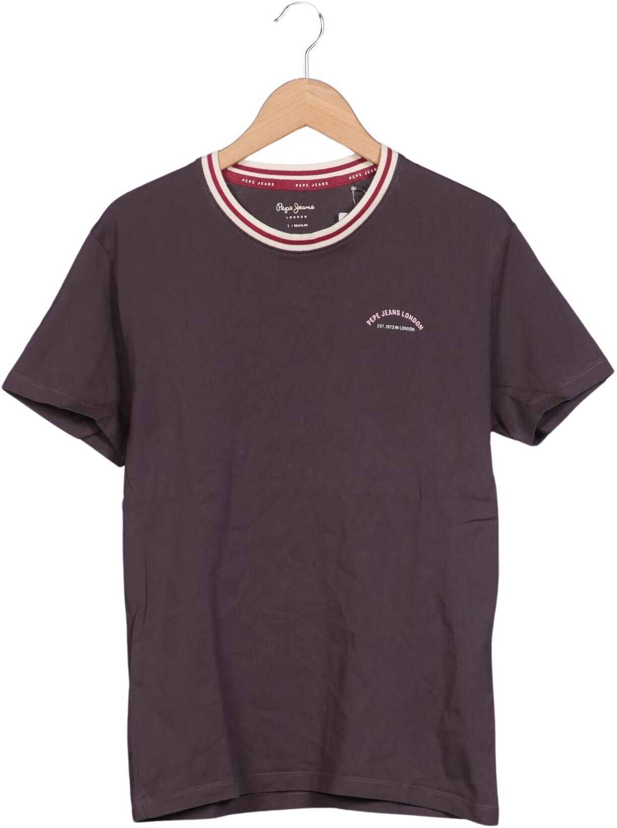 Pepe Jeans Herren T-Shirt, Grau, Gr. S, Baumwolle - Second Hand