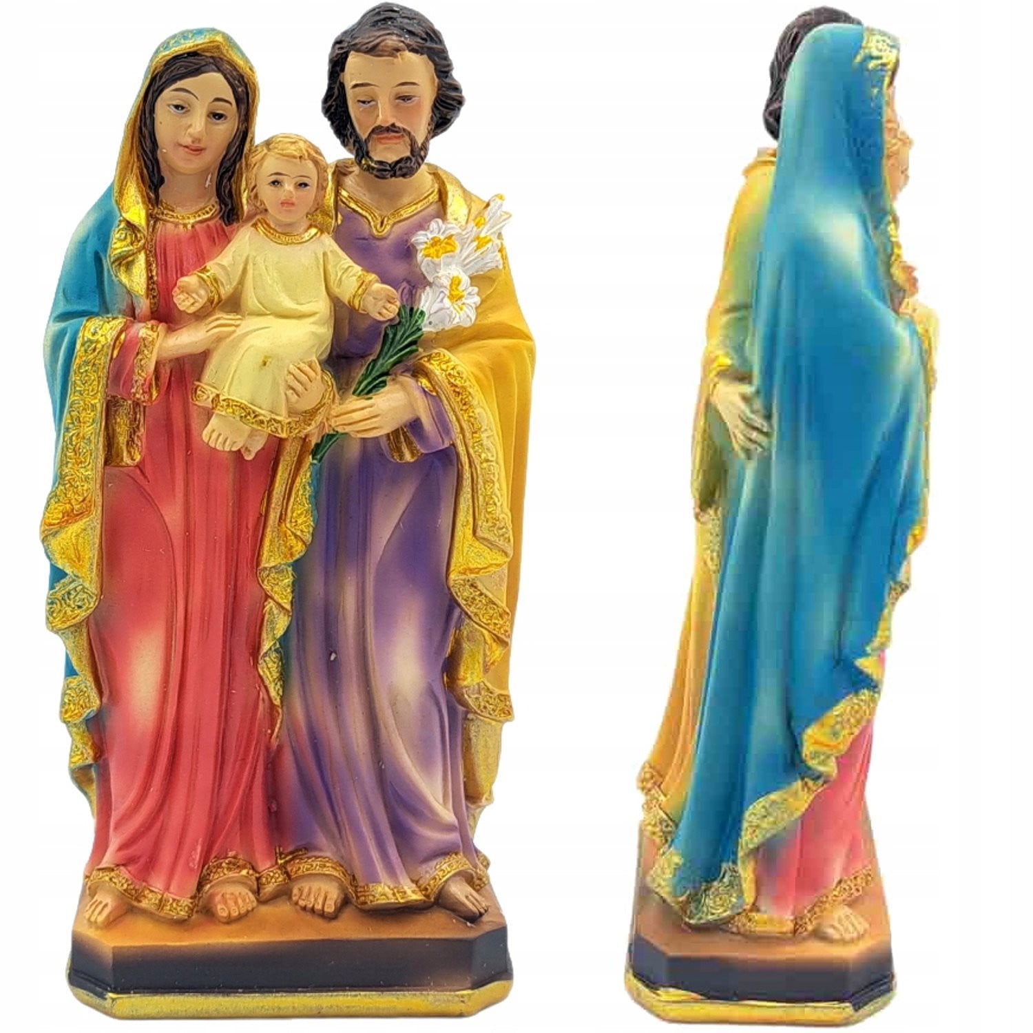 Heilige Familie Figuur Decoratie van Hars, Hoogte: 12 cm