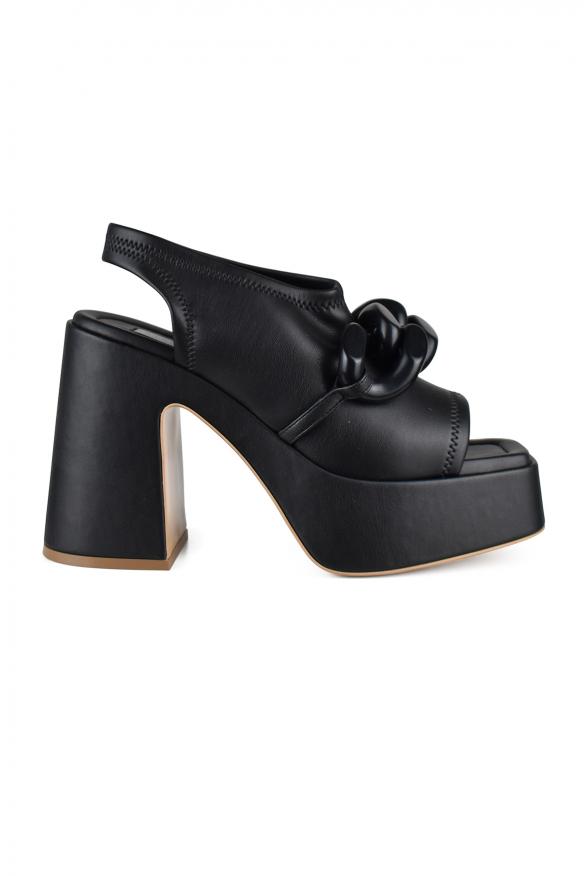 Stella McCartney Sandalen Skyla Schwarz