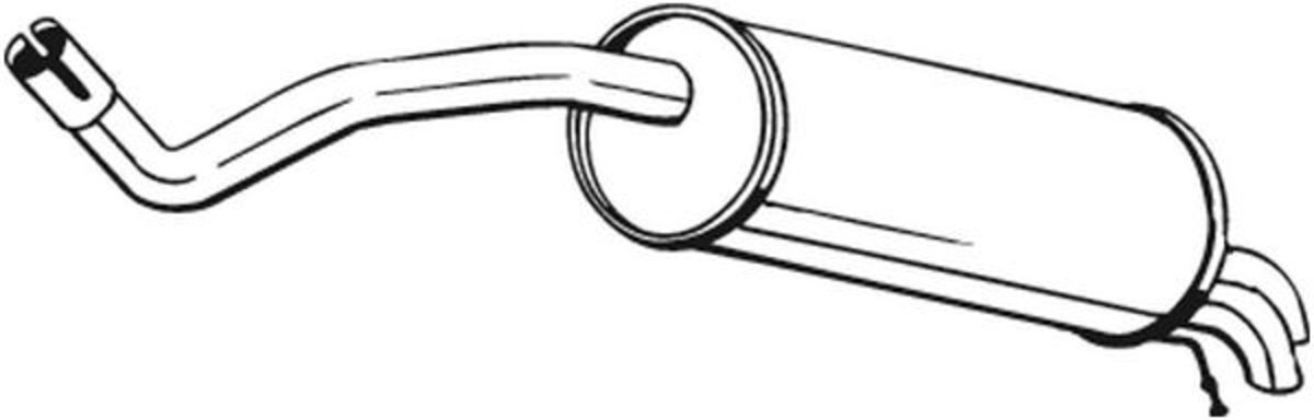 Bosal Silenziatore posteriore 278-717