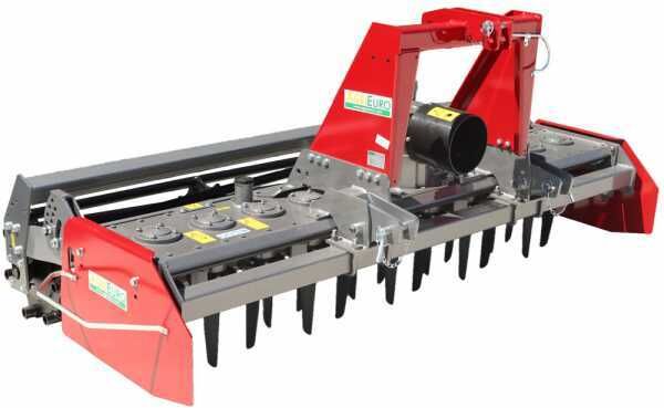 AgriEuro TOP-LINE Kreiselegge RM250 - Arbeitsbreite 250 cm - 22 Zinken - schwere Reihe - Käfigwalze