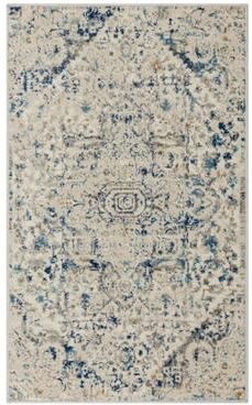 Mohawk Home Paris Floral Ornamental Medallion Woven Area Rug