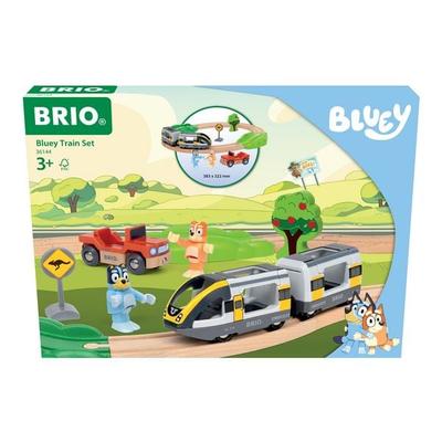 BRIO World - 36144 Bluey Zugset - Spielzeugzug-Set für Kinder ab 3 Jahren - zauberhaftes Geschenk für die Freunde von Bluey und Bingo