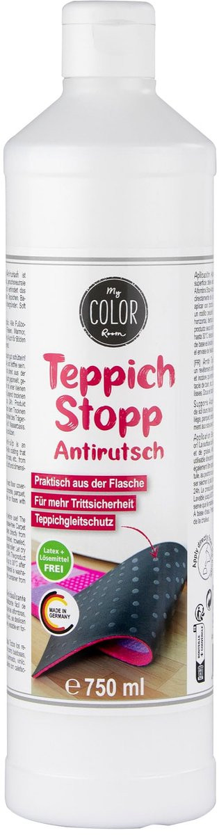 Viva Decor My Color Room Teppich Stopp Antislip Coating Transparant 750 ml