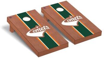 Skip's Garage Texas Dallas UTD Comets Rosewood Cornhole Board Set