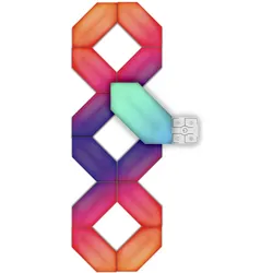 Müller Licht, Deckenleuchte, LED Dekolicht Magic Panel Hexagon smart RGB+white 12er-Set 21000131