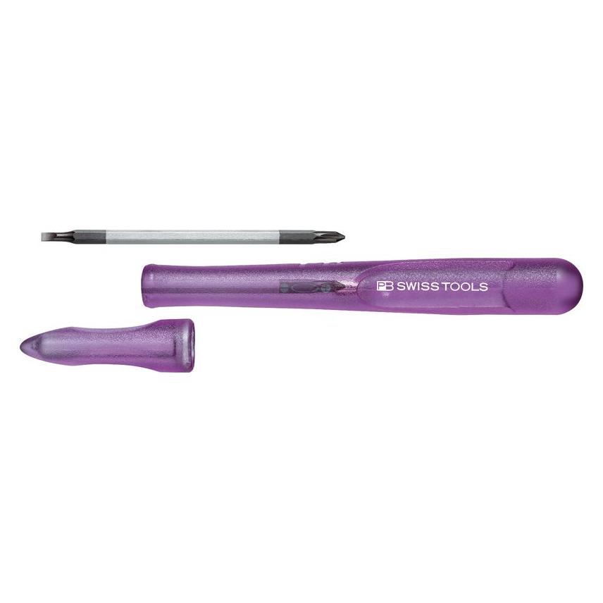 PB Swiss Tools SchraubenzieherPB168/00purp. (Phillipps-Kreuzschlitz (PH), Schlitz) (PB 168/00 purple)