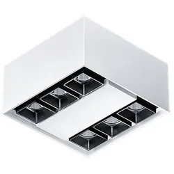 Zumtobel 60211212 Decken-Anbauleuchte SUI SF6 1600-930 SWI FL FL BK WH