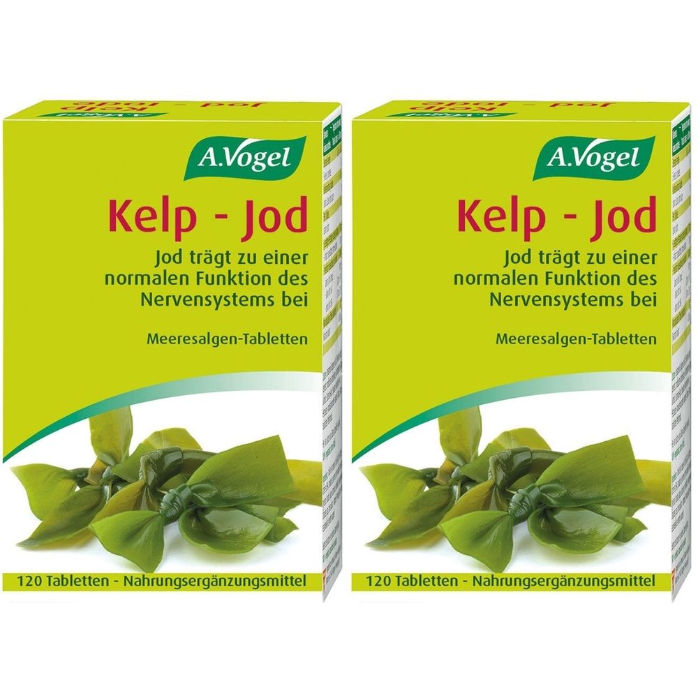 A.vogel Kelp-Jod Tabletten vegan 2x 2x120 St