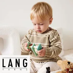 Strickanleitung – Pullover "Leif" aus Lang Yarns Baby Cotton Naturally Colored