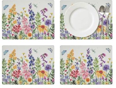 "Pimpernel Set of 4 MDF Placemats - 11.7"" L x 15.8"" W"