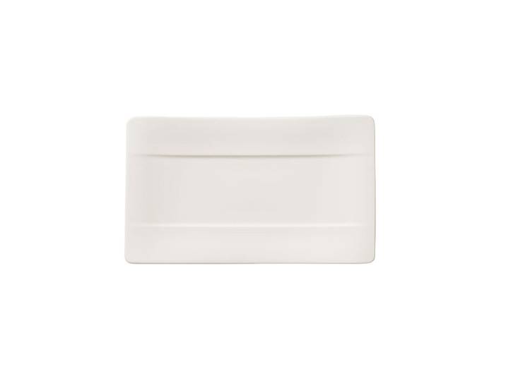 Villeroy & Boch Sushi-Teller Modern Grace weiß 24 x 14 cm, Weiß, Keramik, Rund, Geschirr, Teller, Speiseteller
