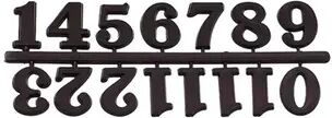 Daily Discovery DIY Clock Numerals Wall Clock Replacement Parts Roman Numeral Clock Stickers For Quartz Clock Repair black Nnumerals