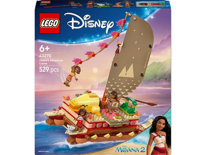LEGO ǀ Disney 43270 Le bateau d’aventure de Vaiana Jouet à construire