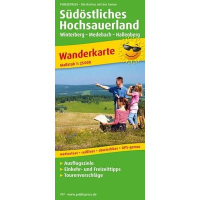 Publicpress Wanderkarte Südöstliches Hochsauerland, Winterberg, Medebach, Hallenberg 1:25.000, Sonstige von , KOMPASS Freytag & Berndt,